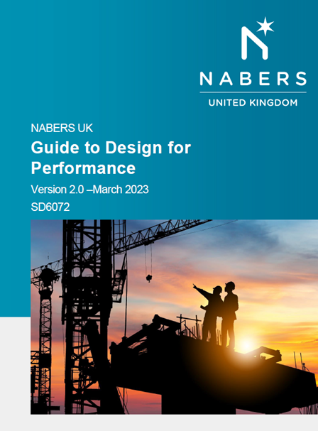 Cover of the NABERS UK Guide to Design for Performance Version 2.0